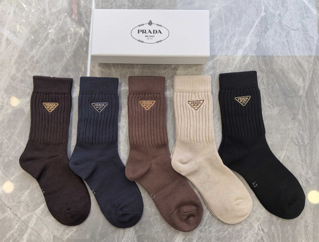 Prada Short Socks - 5-Pair Pack