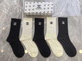 Chanel Cotton Crew Socks - 5-Pair Pack