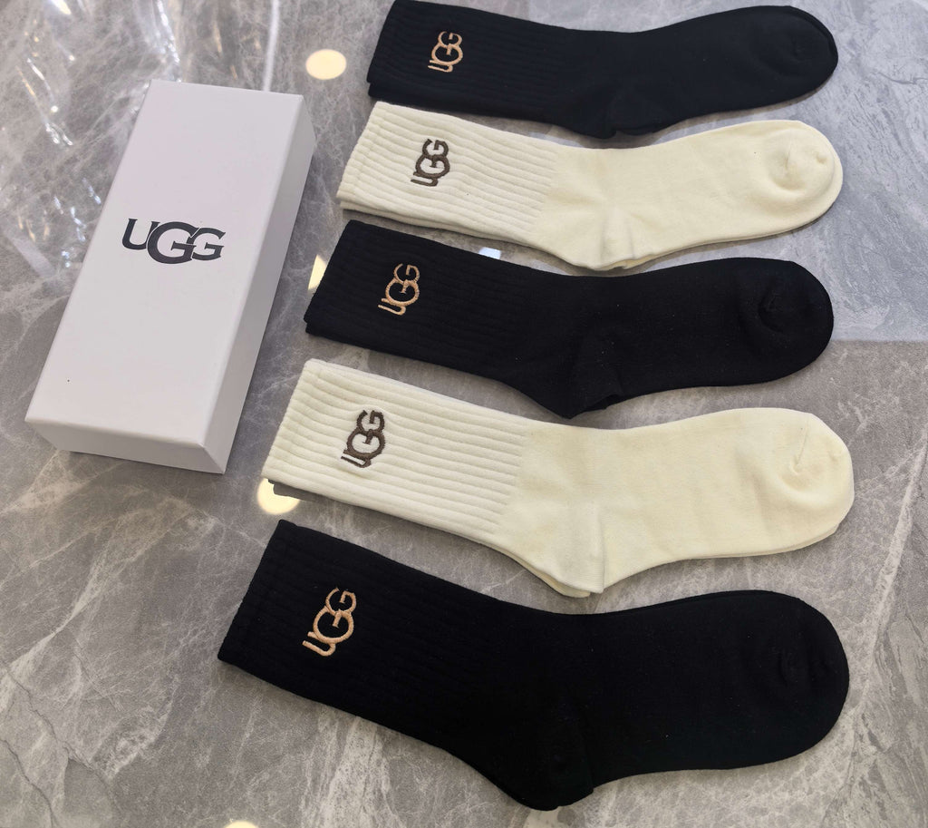Cotton Crew Socks - 5-Pair Pack