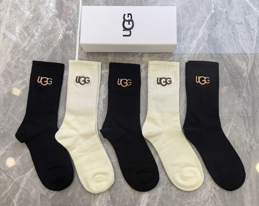Cotton Crew Socks - 5-Pair Pack