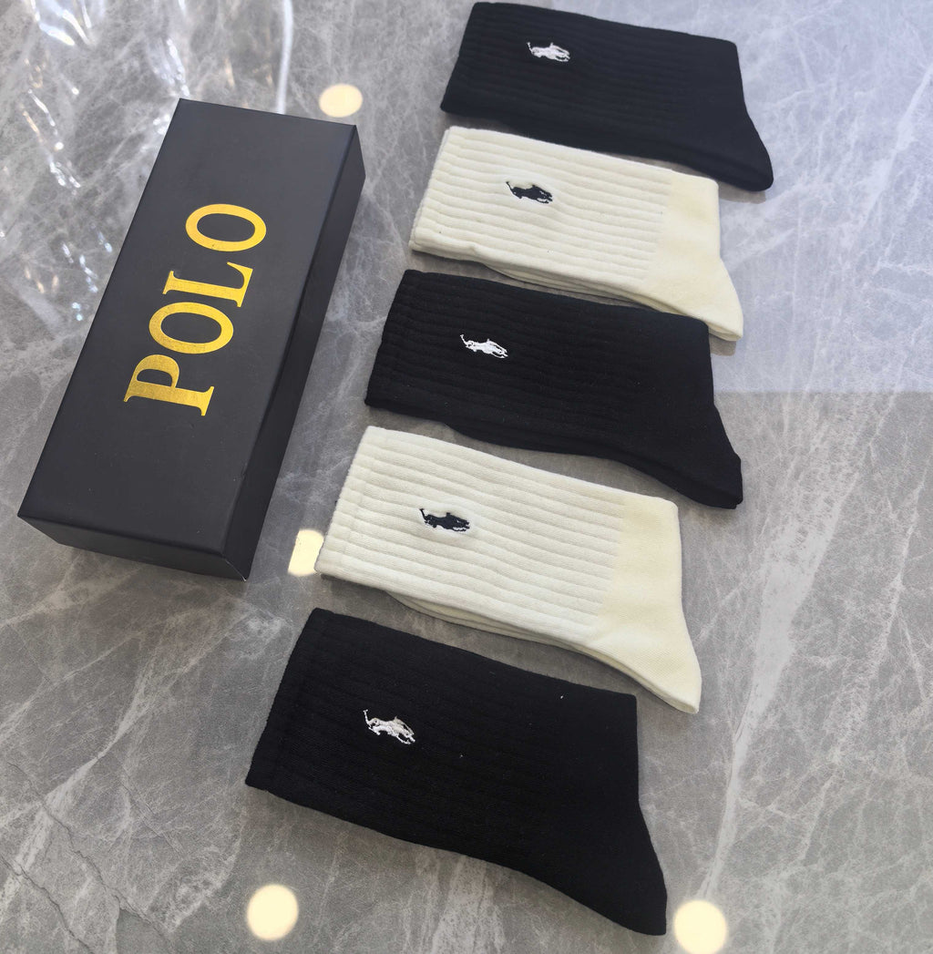 Cotton Short Socks - 5-Pair Pack