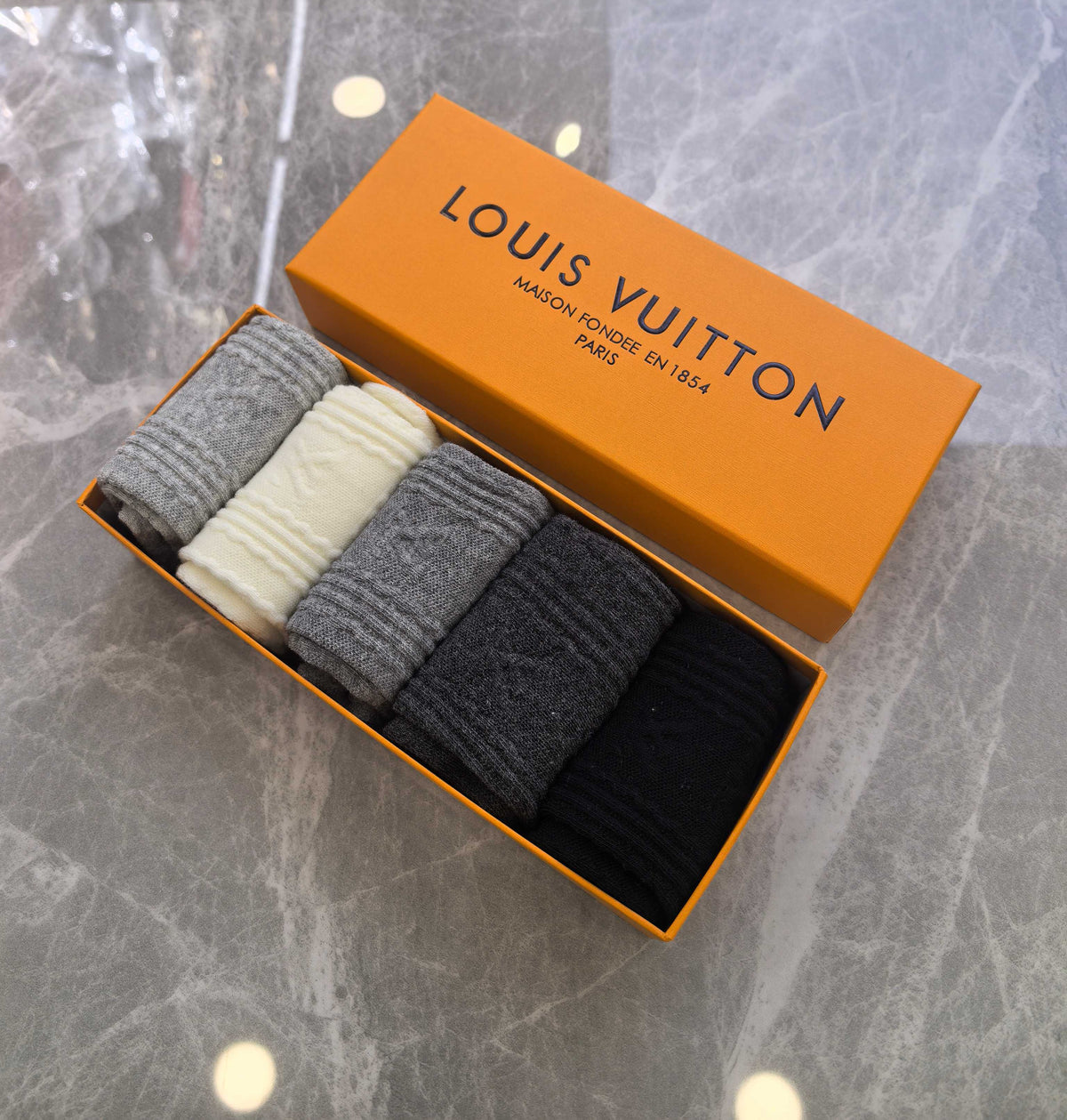 Louis Vuitton Cotton Crew Socks - 5-Pair Pack