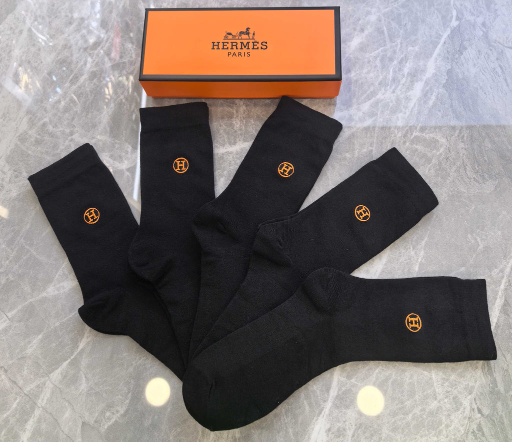 Hermes Short Socks - 5-Pair Pack