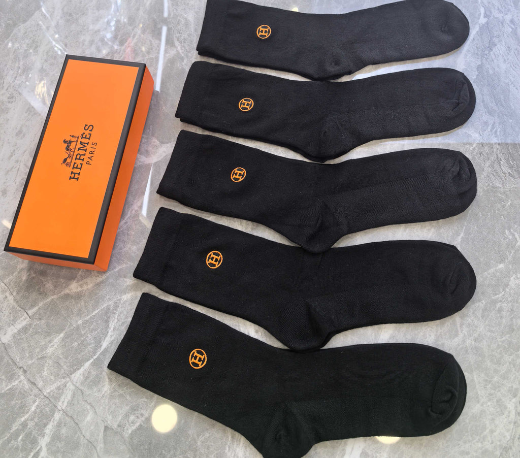 Hermes Short Socks - 5-Pair Pack