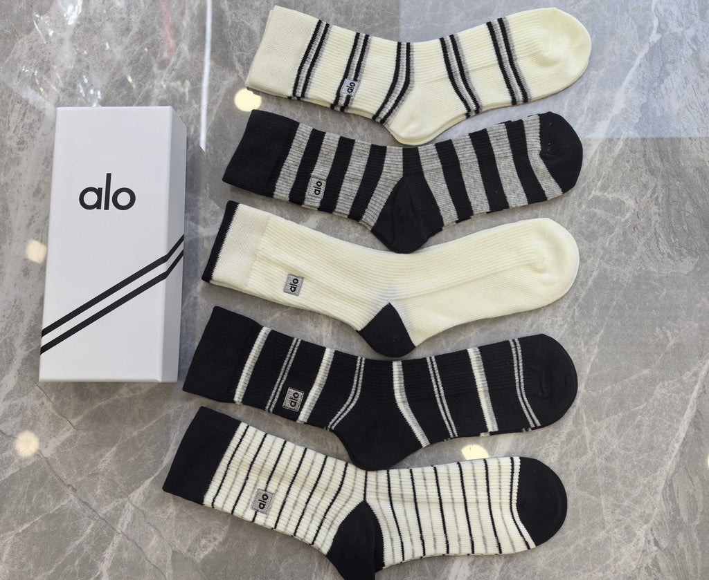 Alo Cotton Short Socks - 5-Pair Pack