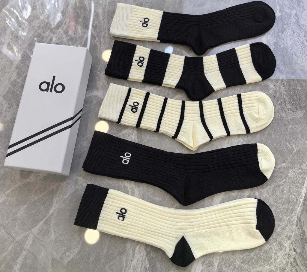 Alo Cotton Short Socks - 5-Pair Pack