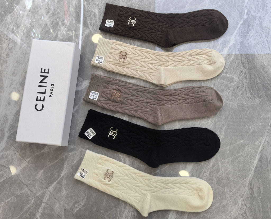Celine Short Socks - 5-Pair Pack