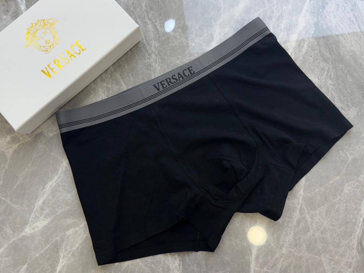 Versace Cotton Men's Boxer Briefs - 3-Piece Box