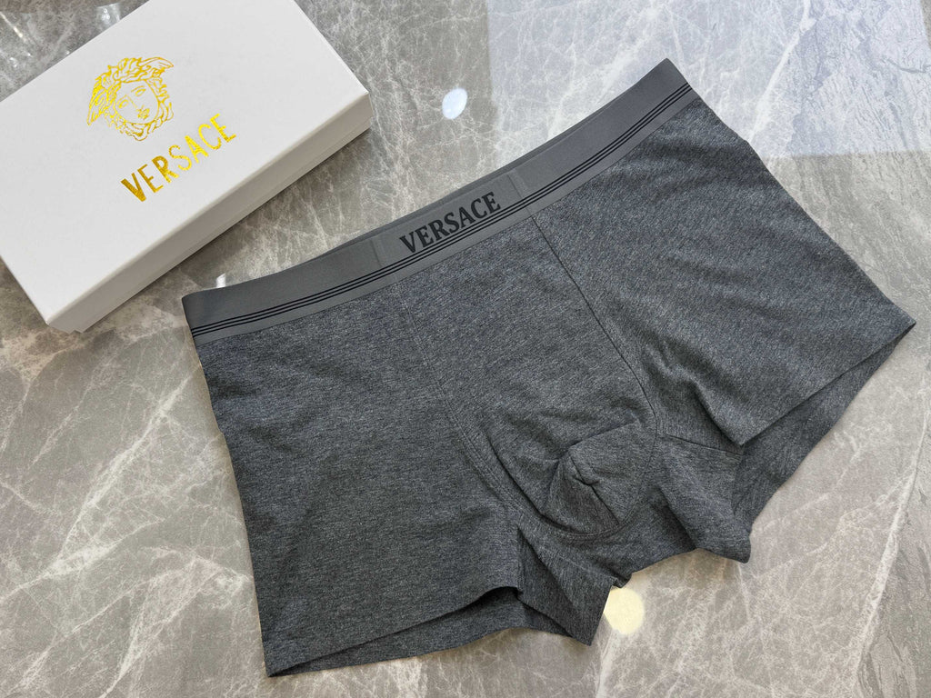 Versace Cotton Men's Boxer Briefs - 3-Piece Box