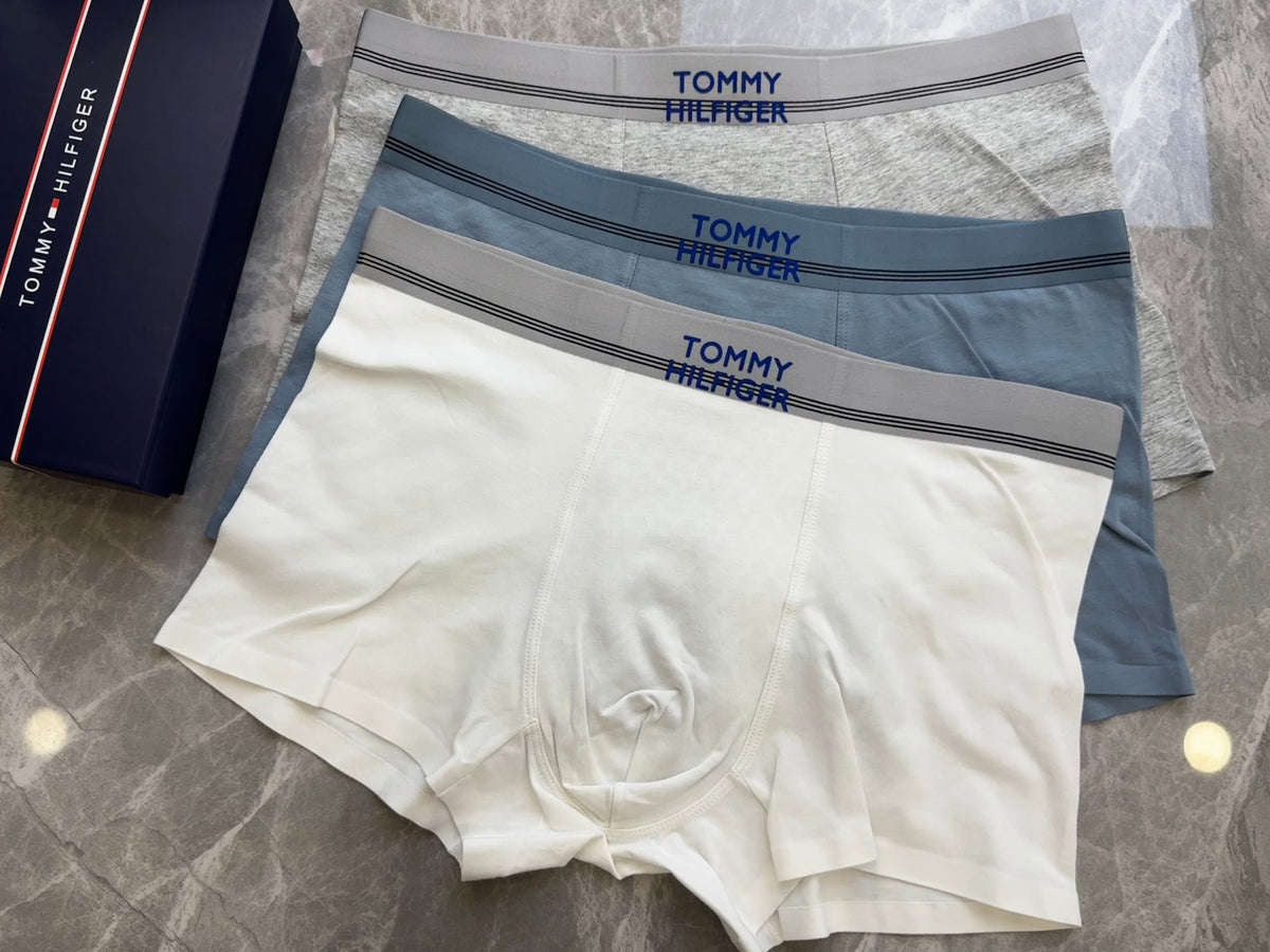 Tommy Hilfiger Cotton Men's Boxer Briefs - 3-Piece Box