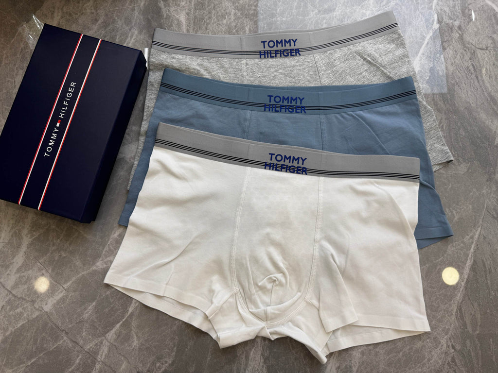 Tommy Hilfiger Cotton Men's Boxer Briefs - 3-Piece Box