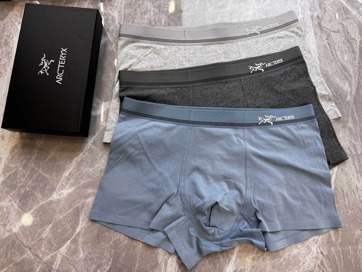 Arc'teryx Cotton Men's Boxer Briefs - 3-Piece Box