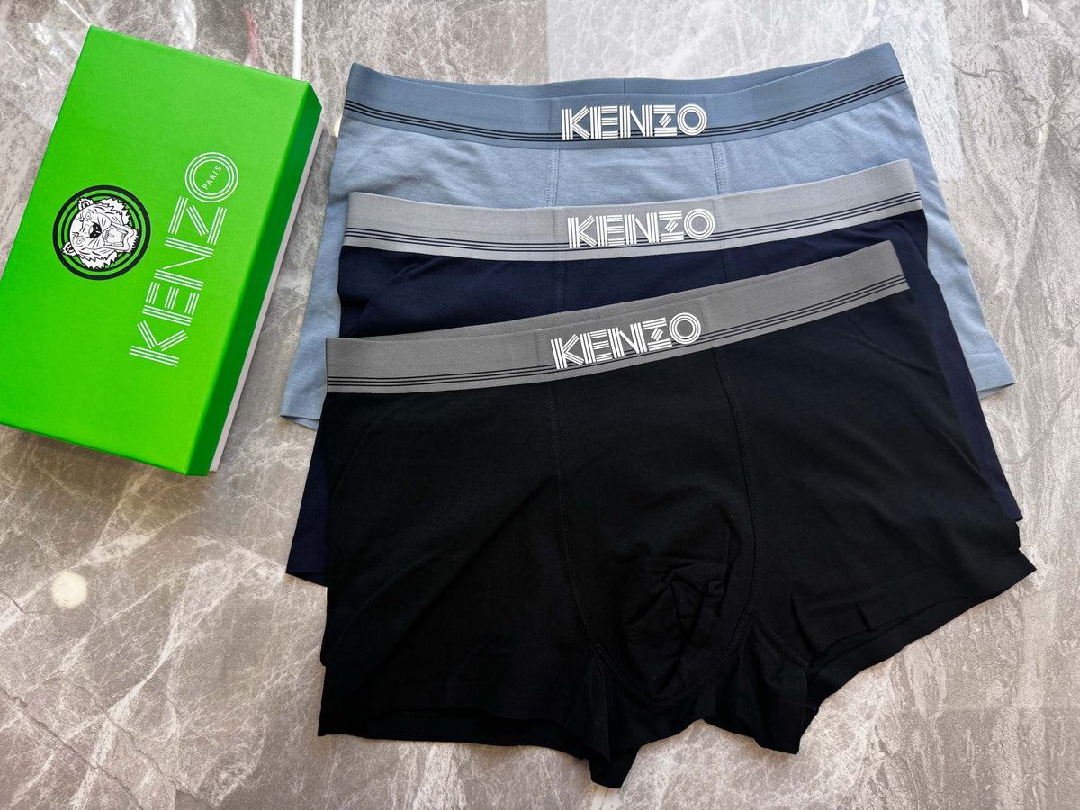 Cotton Men's Boxer Briefs - 3-Piece Box