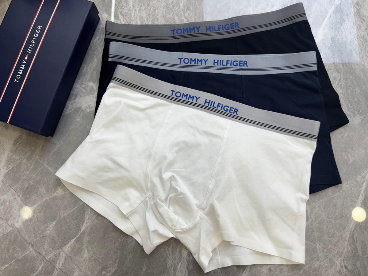 Tommy Hilfiger Cotton Men's Boxer Briefs - 3-Piece Box