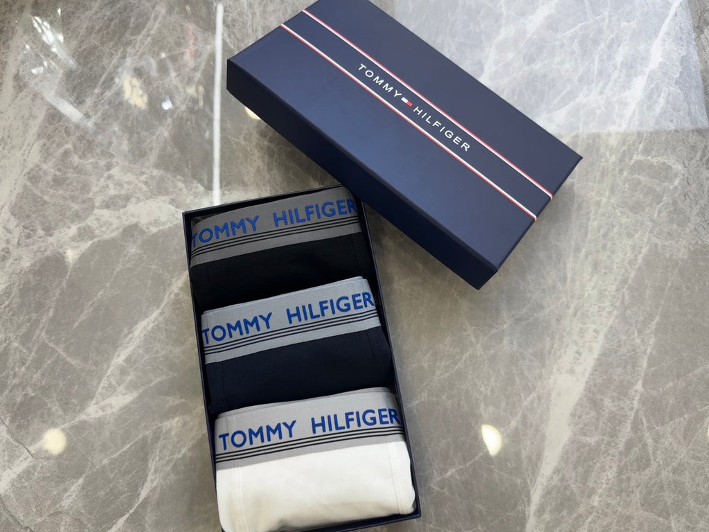 Tommy Hilfiger Cotton Men's Boxer Briefs - 3-Piece Box
