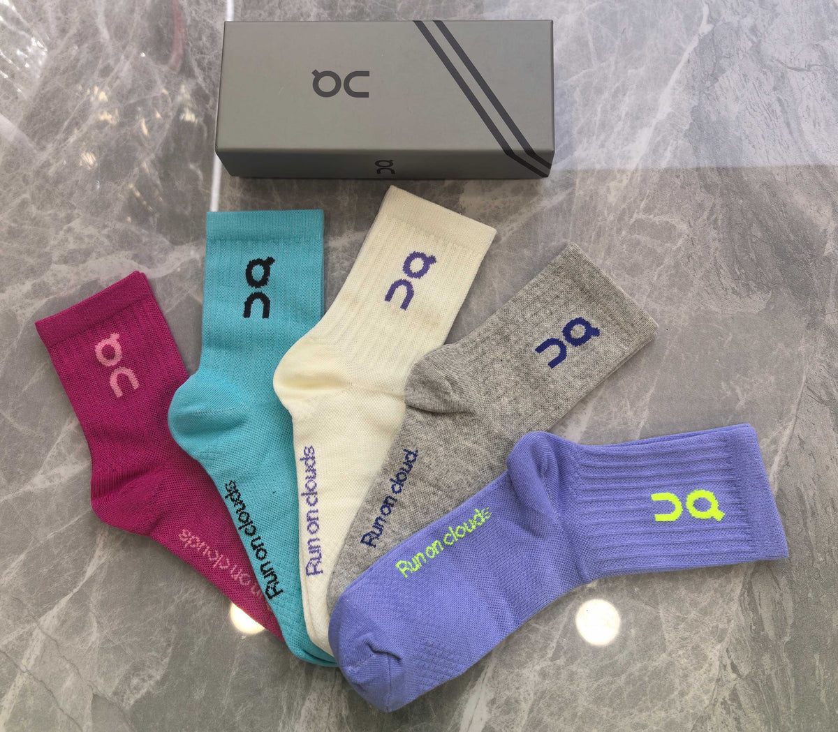 On Cotton Crew Socks - 5-Pair Pack