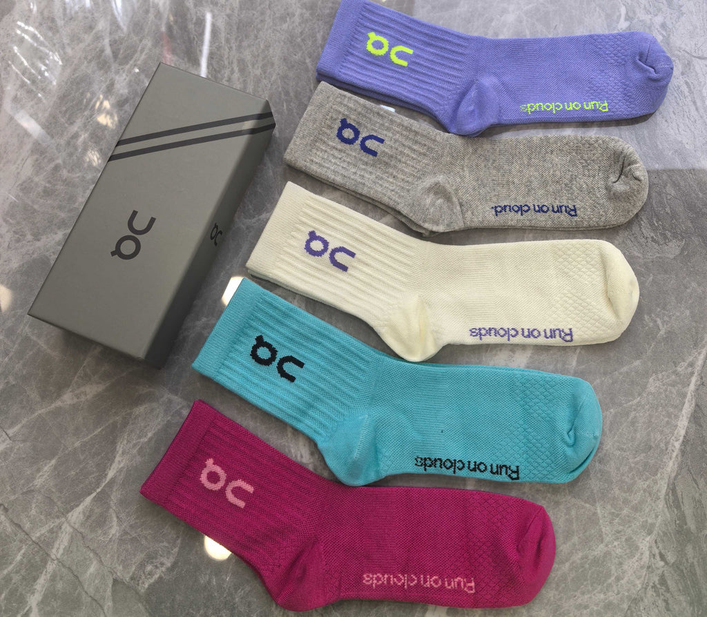 On Cotton Crew Socks - 5-Pair Pack