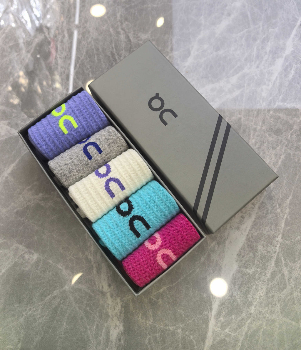 On Cotton Crew Socks - 5-Pair Pack