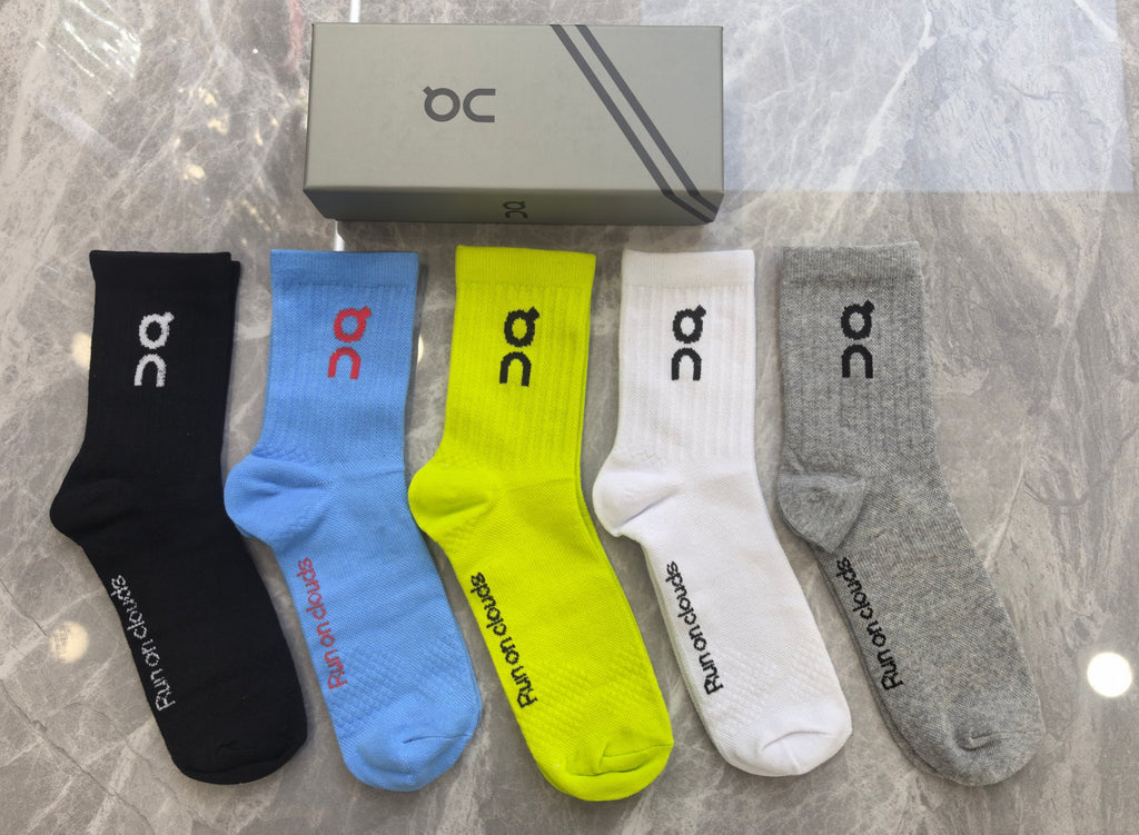 Cotton Crew Socks - 5-Pair Pack
