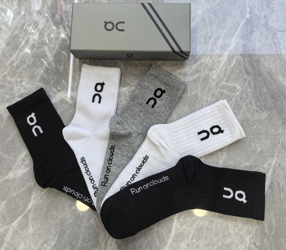 On Cotton Short Socks - 5-Pair Pack