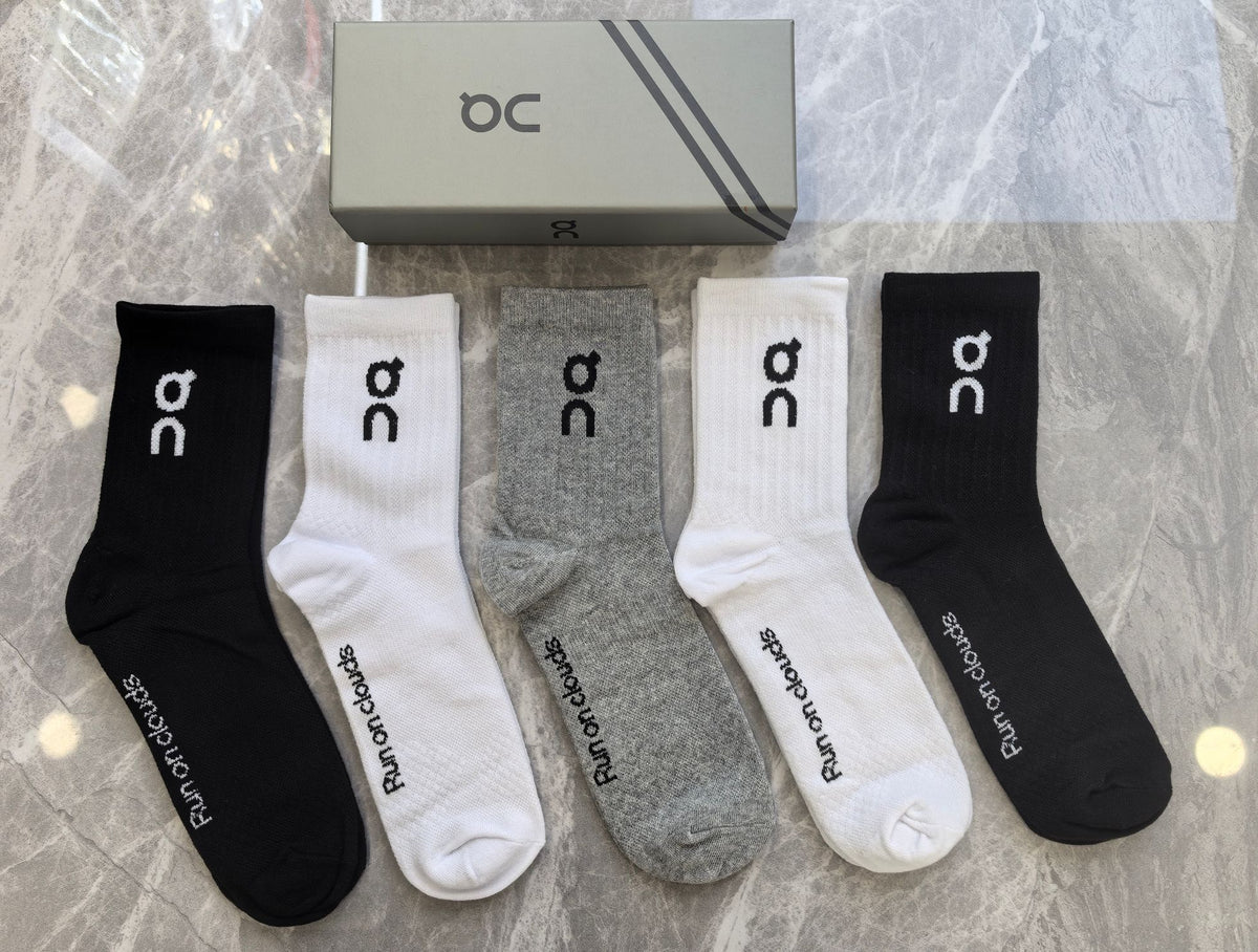 On Cotton Socks - 5-Pair Pack
