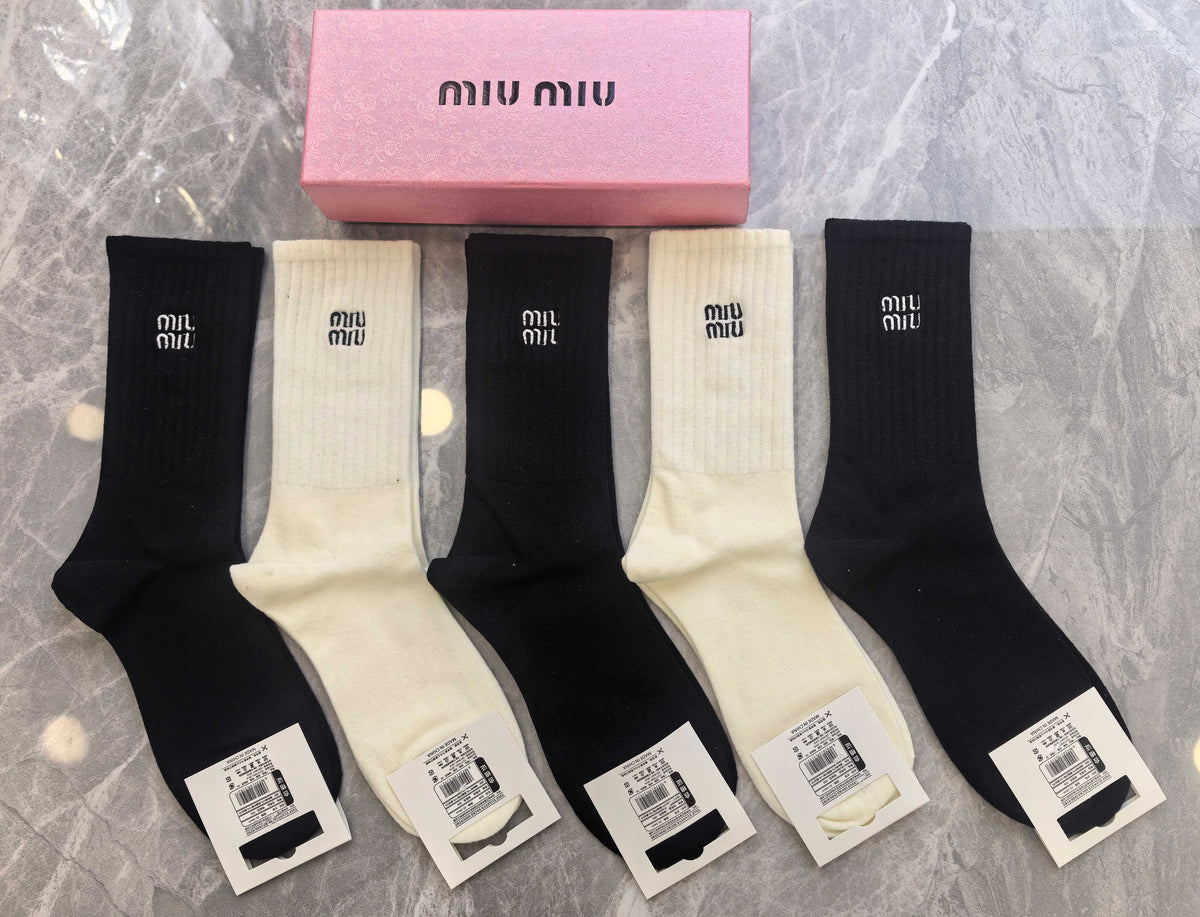 Cotton Crew Socks - 5-Pair Pack