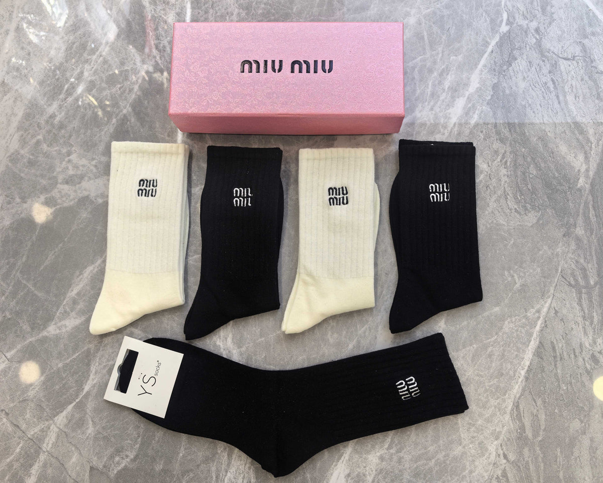 Cotton Crew Socks - 5-Pair Pack
