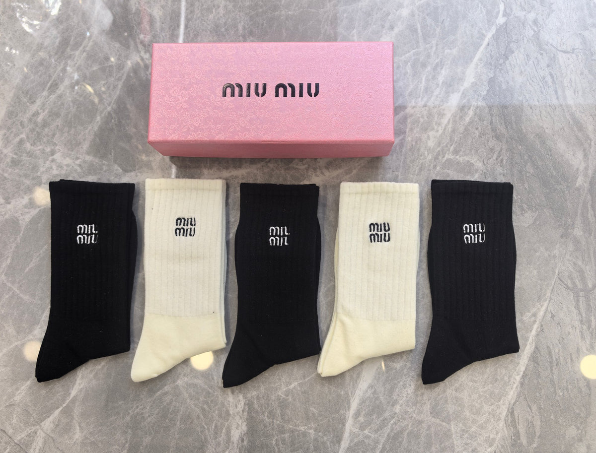 Cotton Crew Socks - 5-Pair Pack