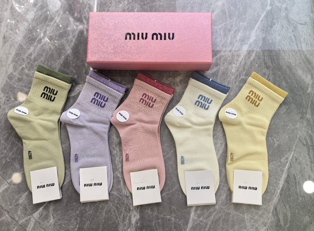 Cotton Crew Socks - 5-Pair Pack