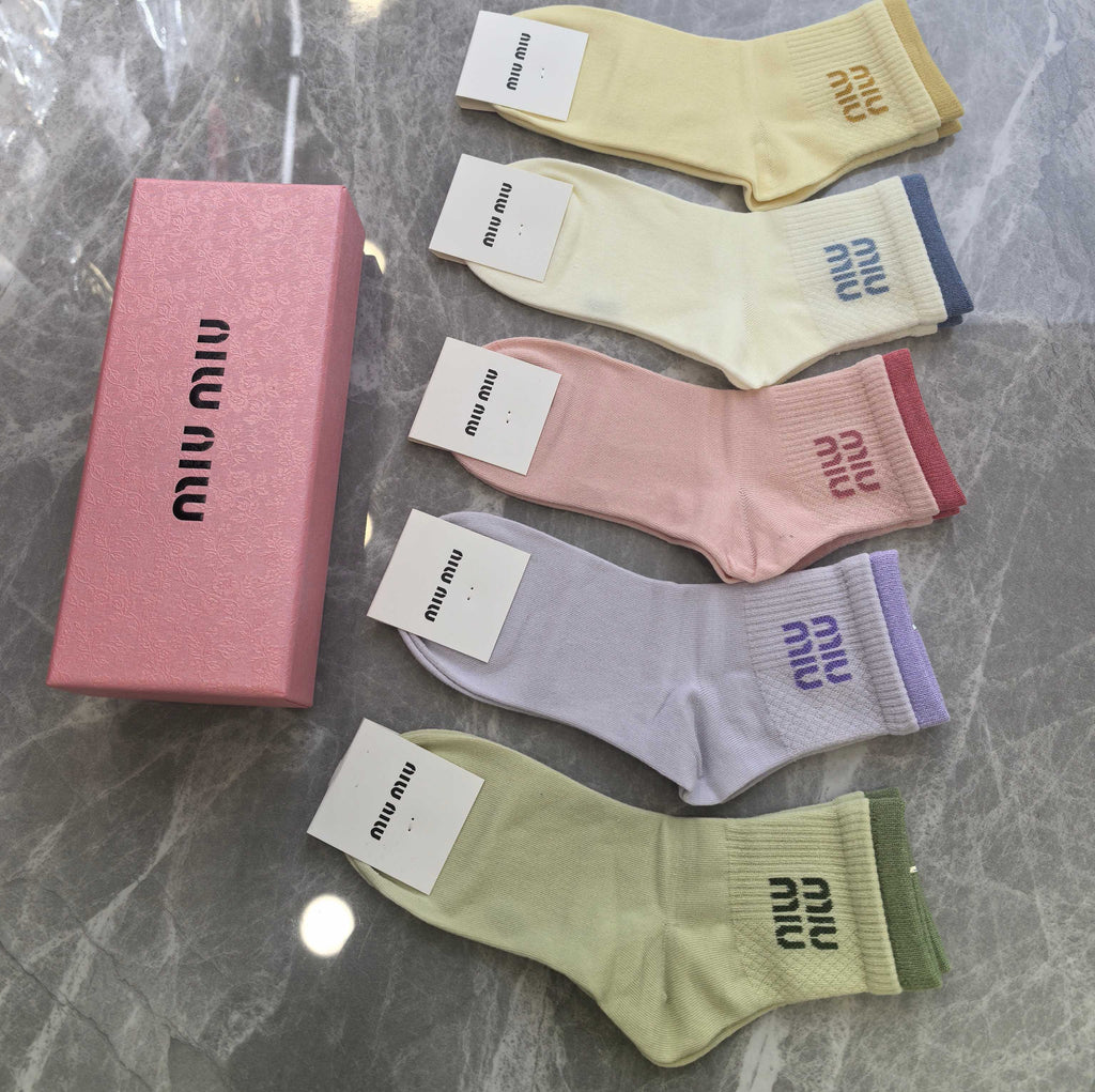 Cotton Crew Socks - 5-Pair Pack