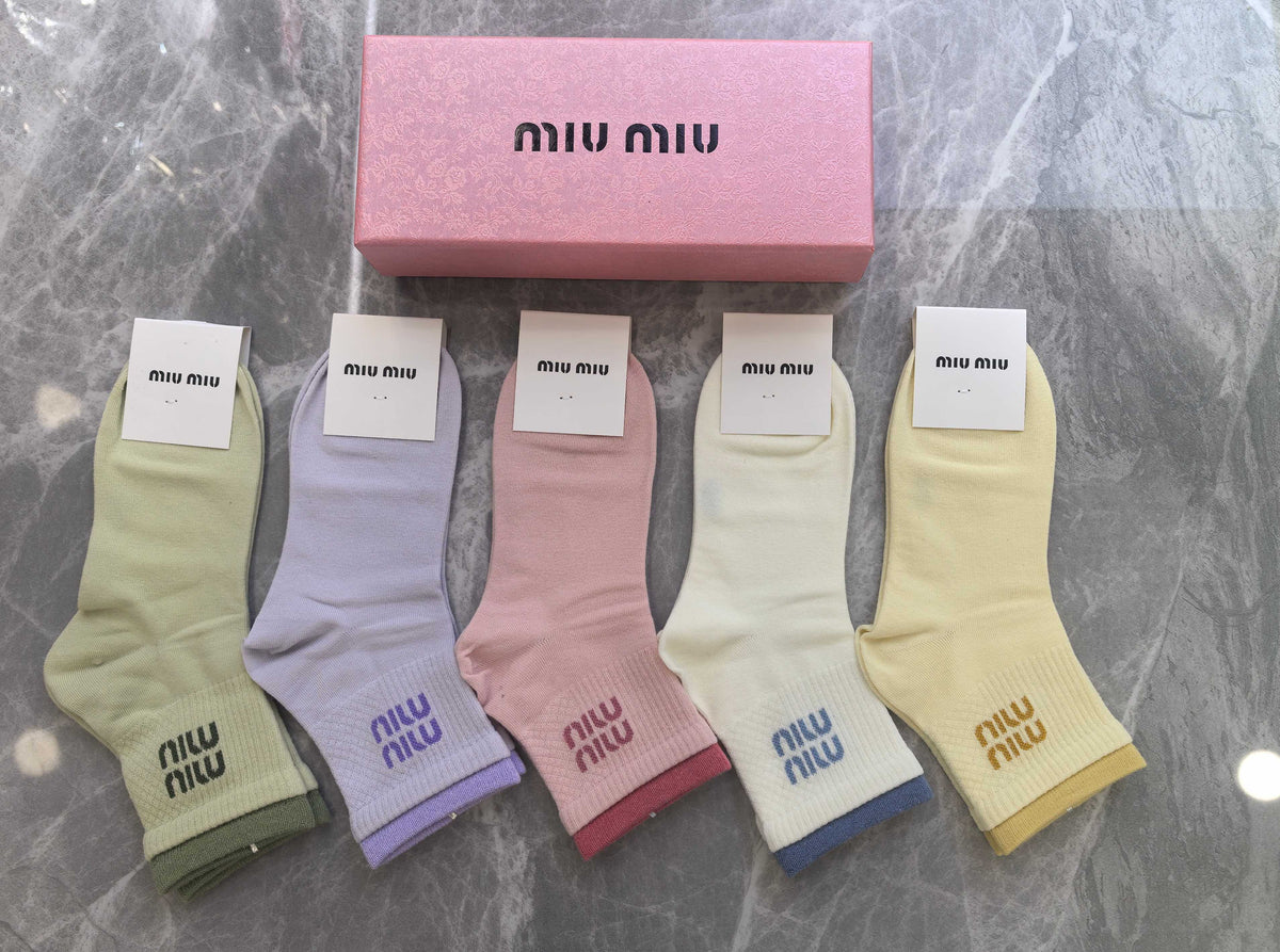 Cotton Short Socks - 5-Pair Pack