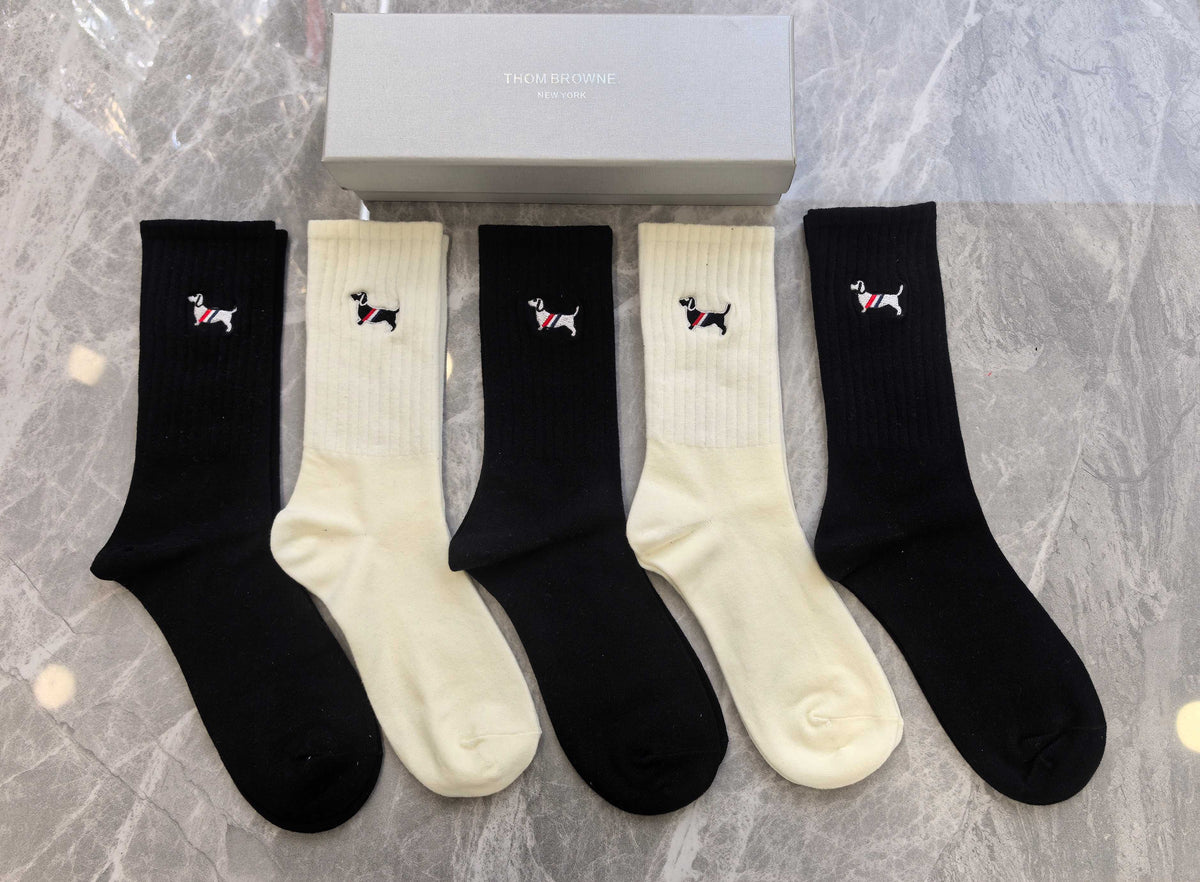 Cotton Short Socks - 5-Pair Pack