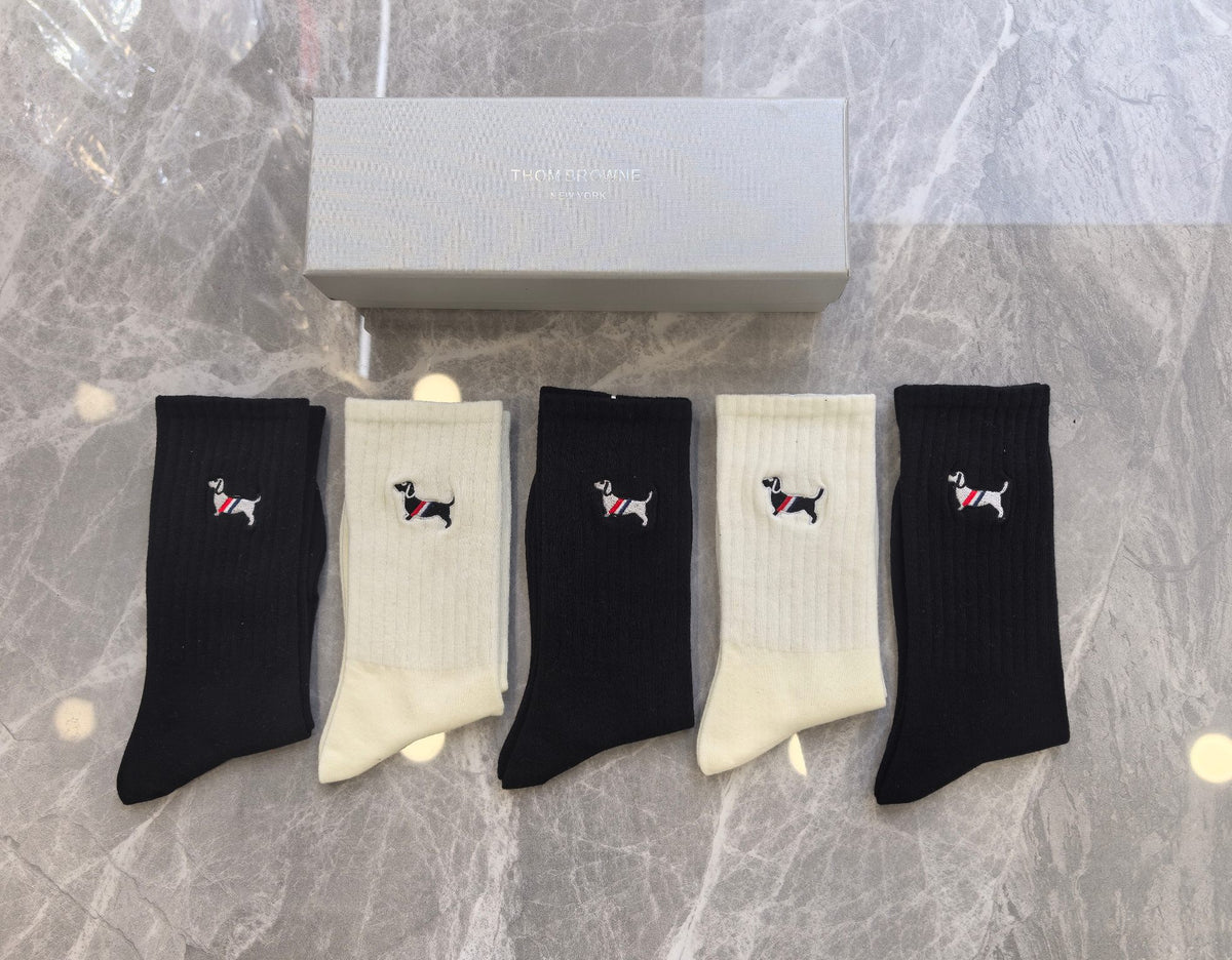 Cotton Crew Socks - 5-Pair Pack