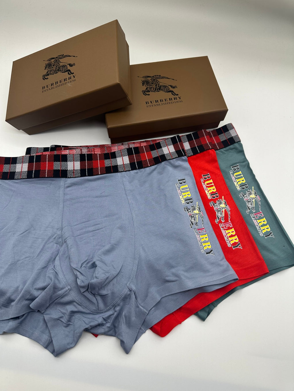 Burberry Modal Men's Boxer Briefs - 3-Piece Box