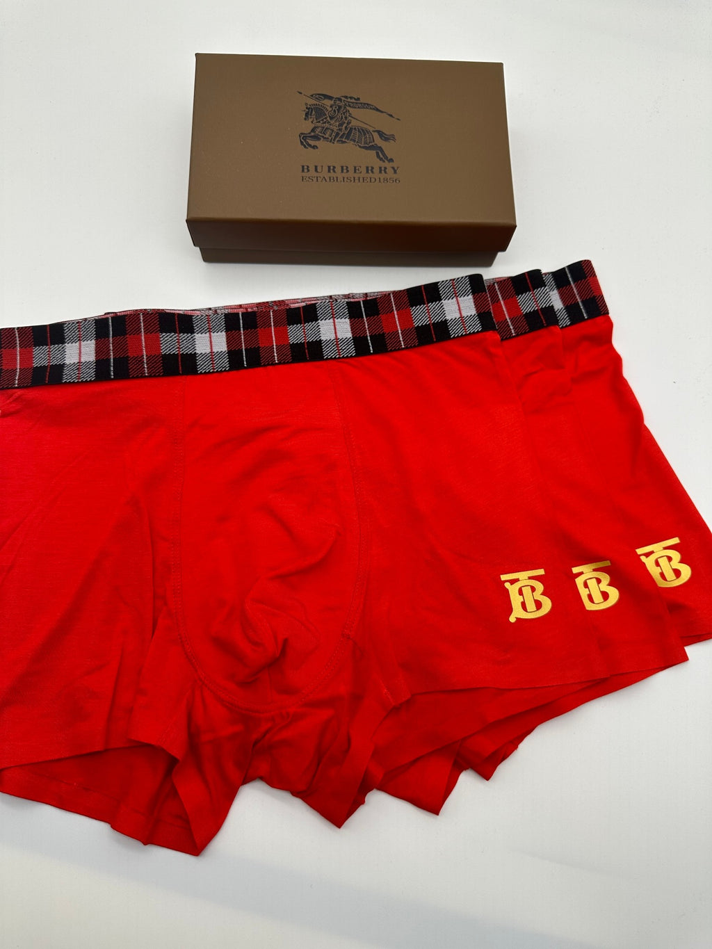 Burberry Modal Breathable Seamless Men's Boxer Briefs – 3-Pack