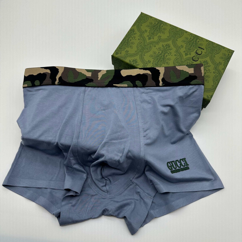 Gucci Grey, Blue, Green & Red Men's Boxer Briefs - 3-Piece Box
