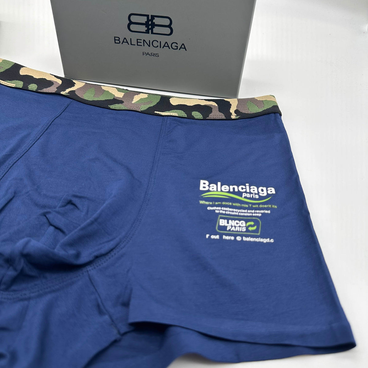 Balenciaga 82.5/17.5 Nylon-Spandex Men's Boxer Briefs – 3-Pack