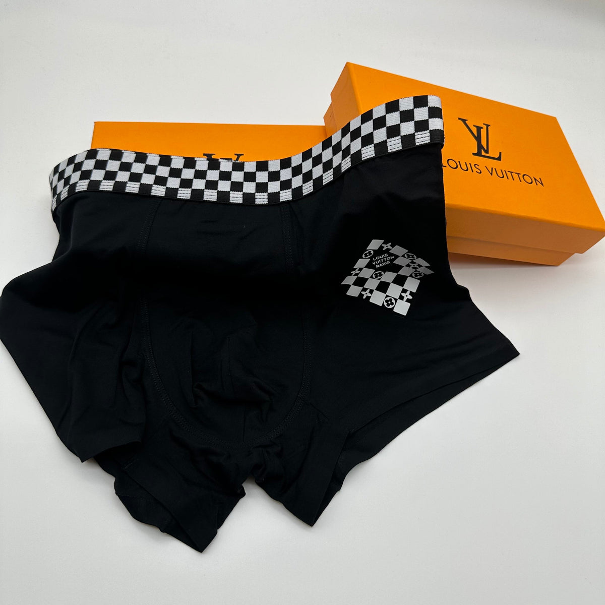 Louis Vuitton Checkerboard Waistband Boxer Briefs 3-Piece Box