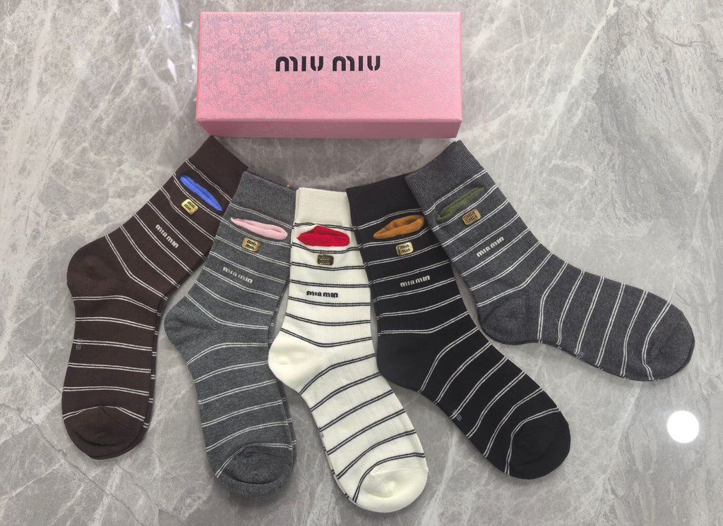 Cotton Short Socks - 5-Pair Pack