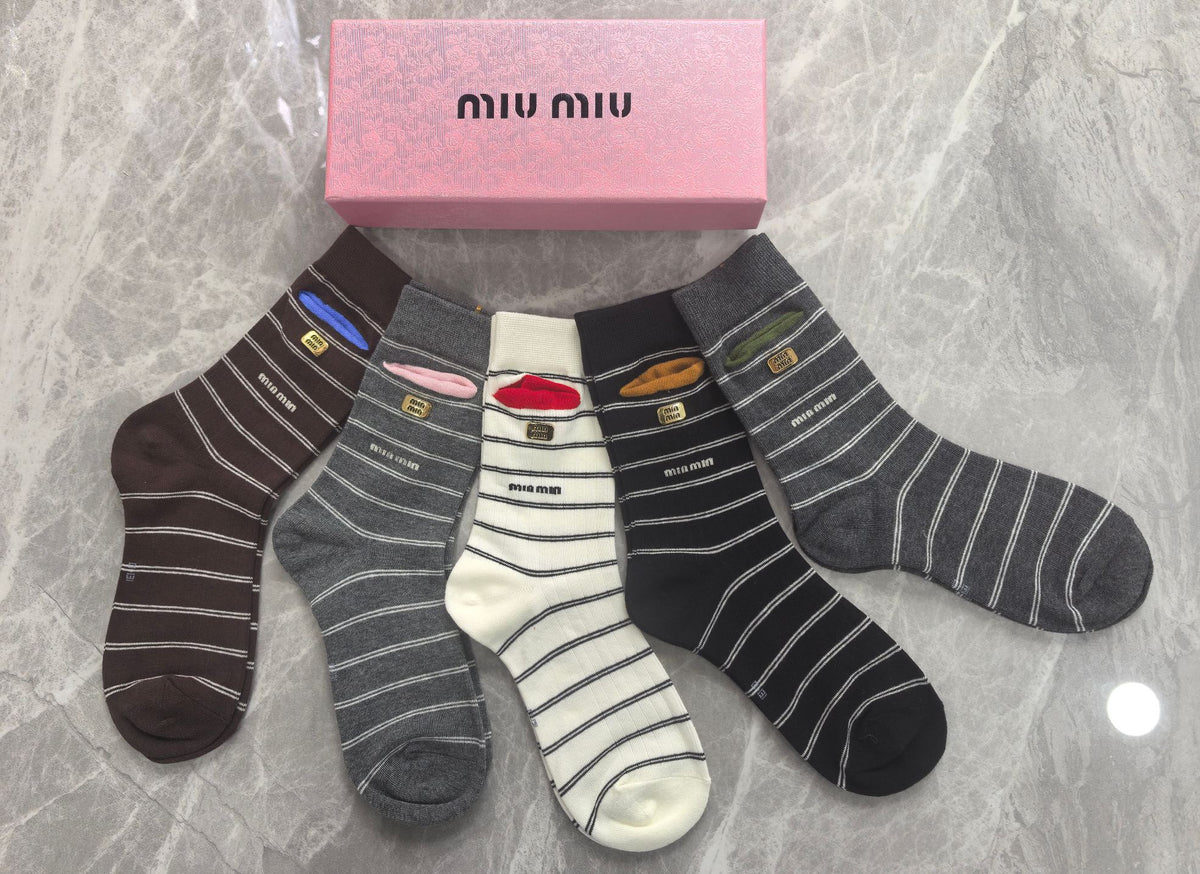 Cotton Short Socks - 5-Pair Pack