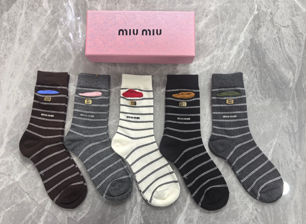 Cotton Short Socks - 5-Pair Pack