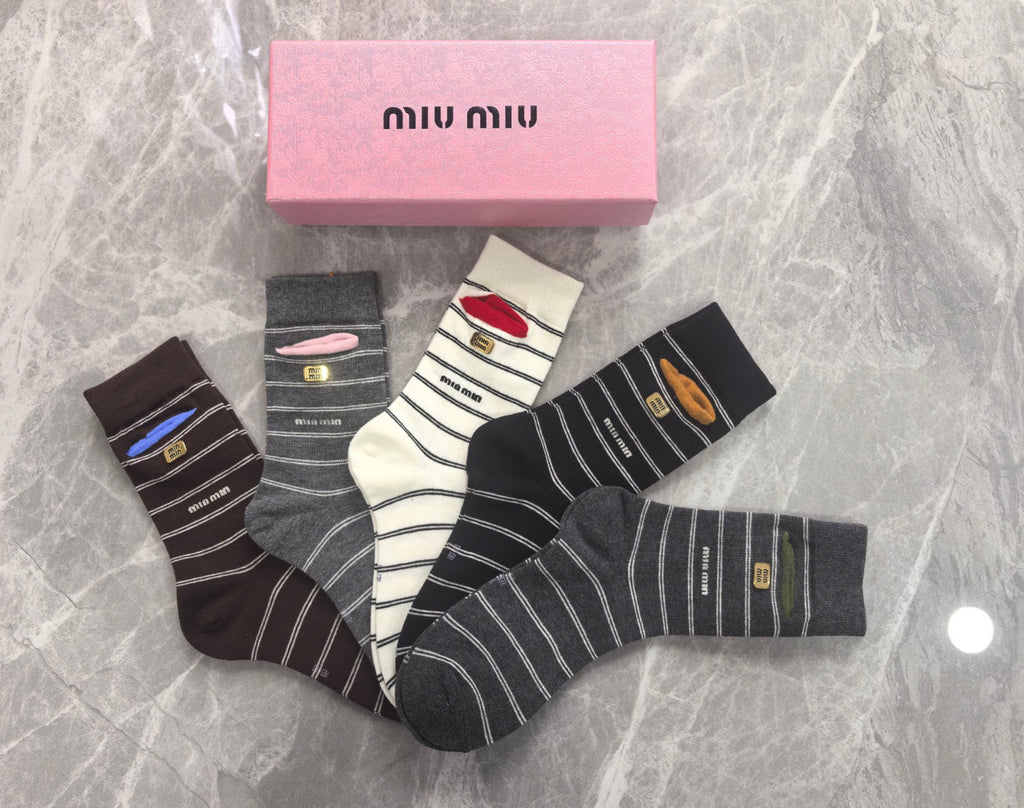 Cotton Short Socks - 5-Pair Pack