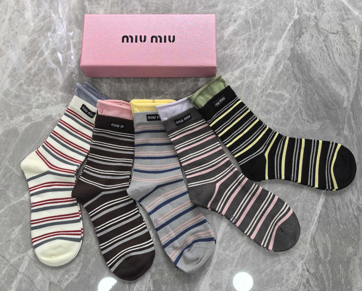Cotton Short Socks - 5-Pair Pack