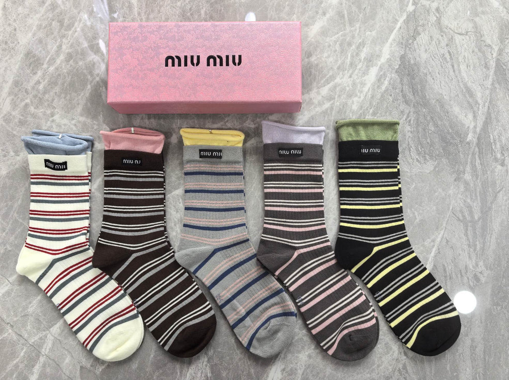Cotton Short Socks - 5-Pair Pack