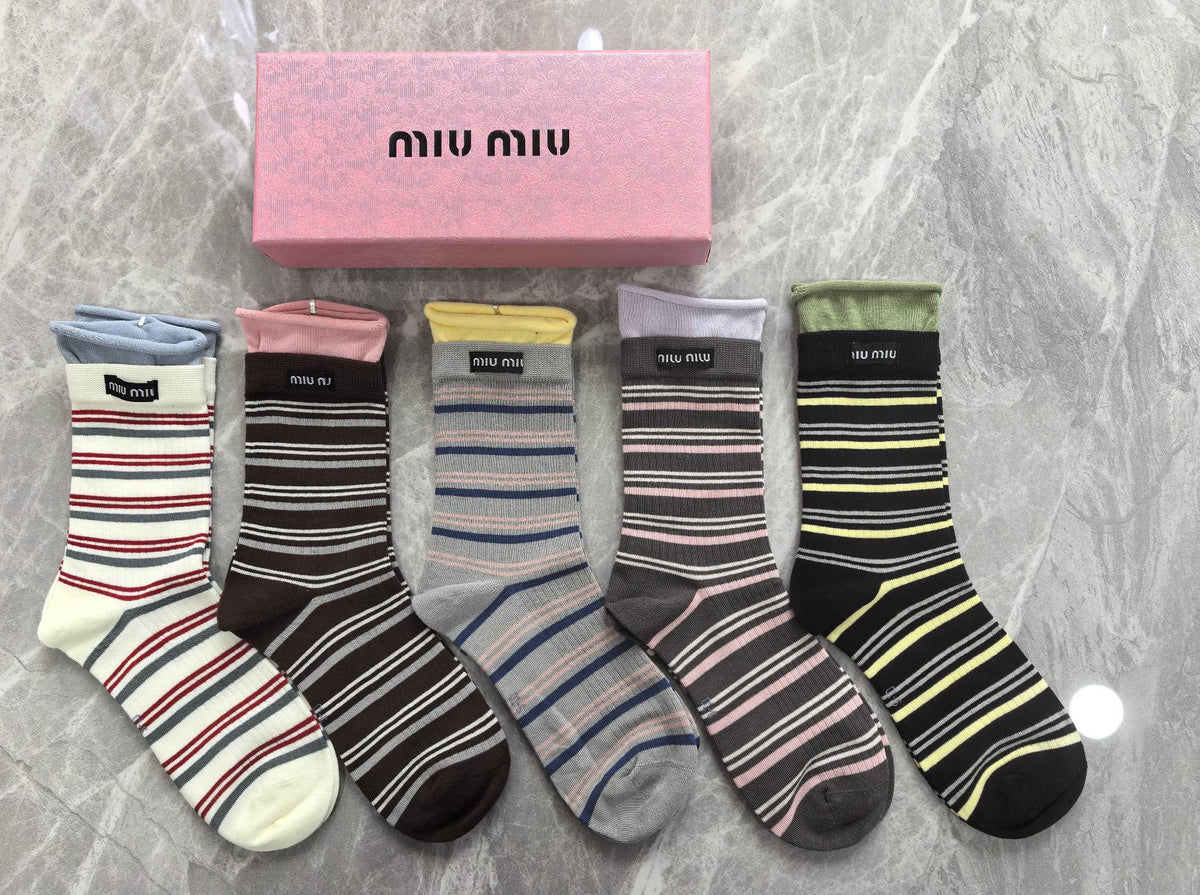 Cotton Short Socks - 5-Pair Pack