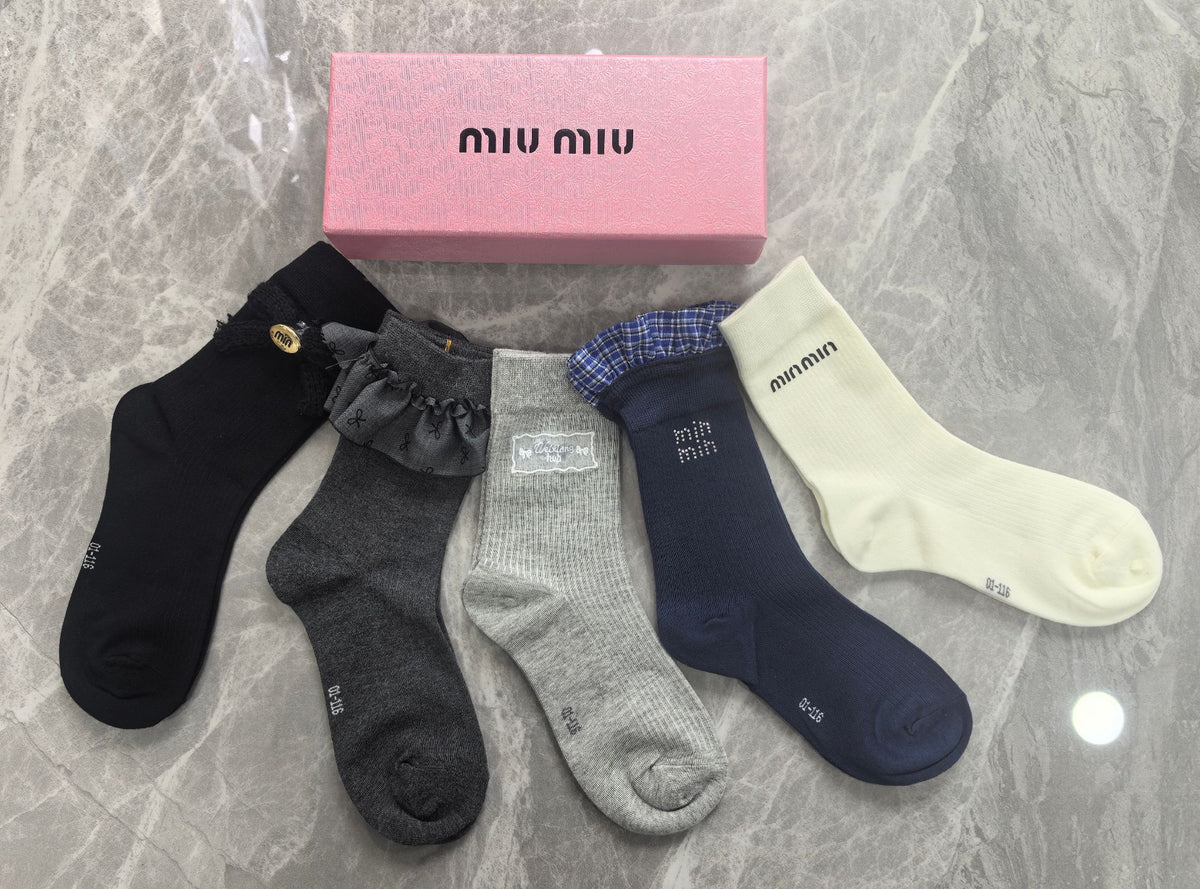 Cotton Crew Socks - 5-Pair Pack