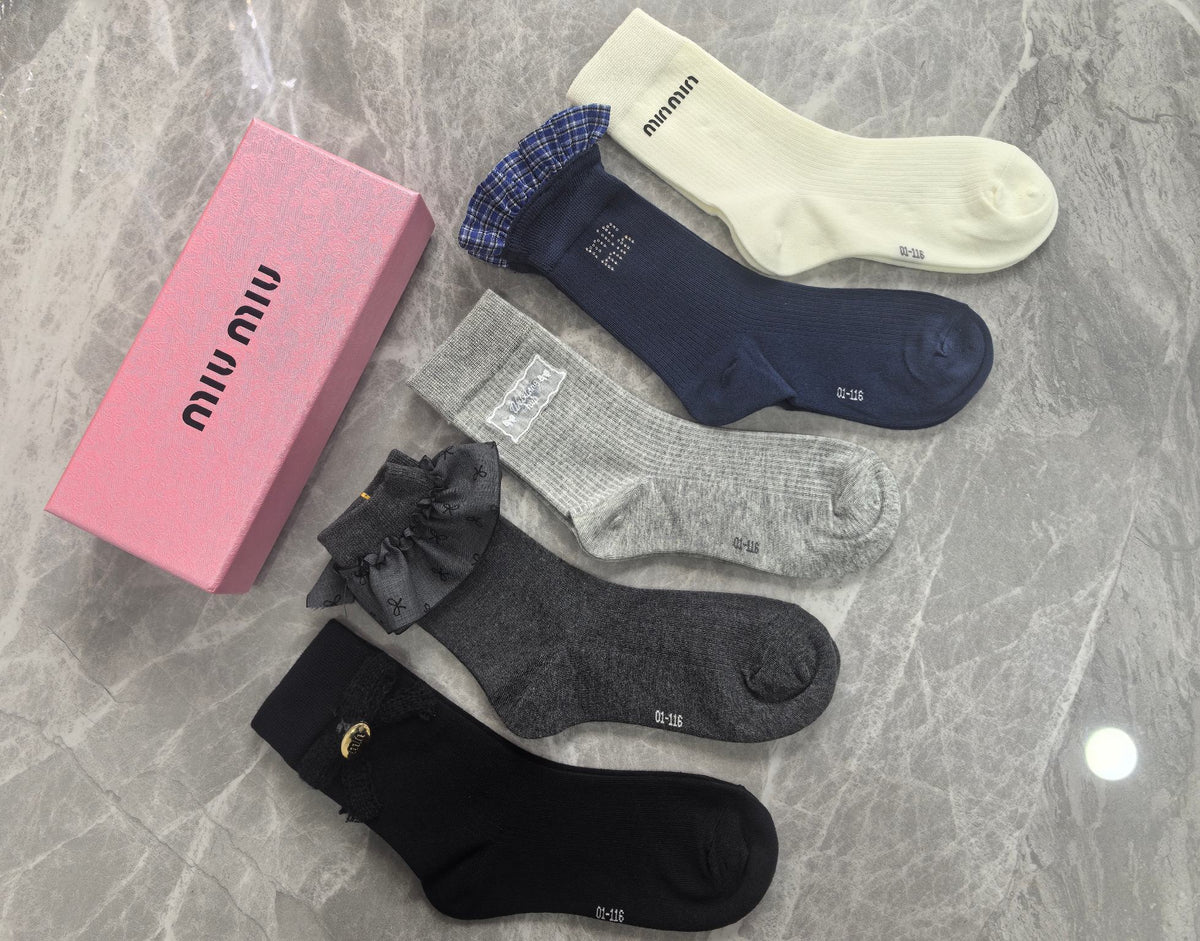 Cotton Short Socks - 5-Pair Pack