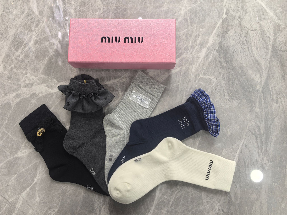 Cotton Short Socks - 5-Pair Pack