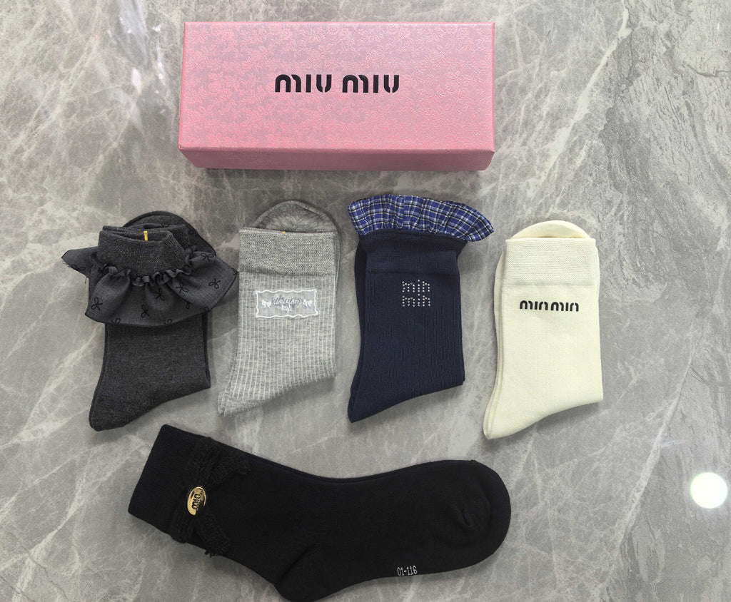 Cotton Crew Socks - 5-Pair Pack