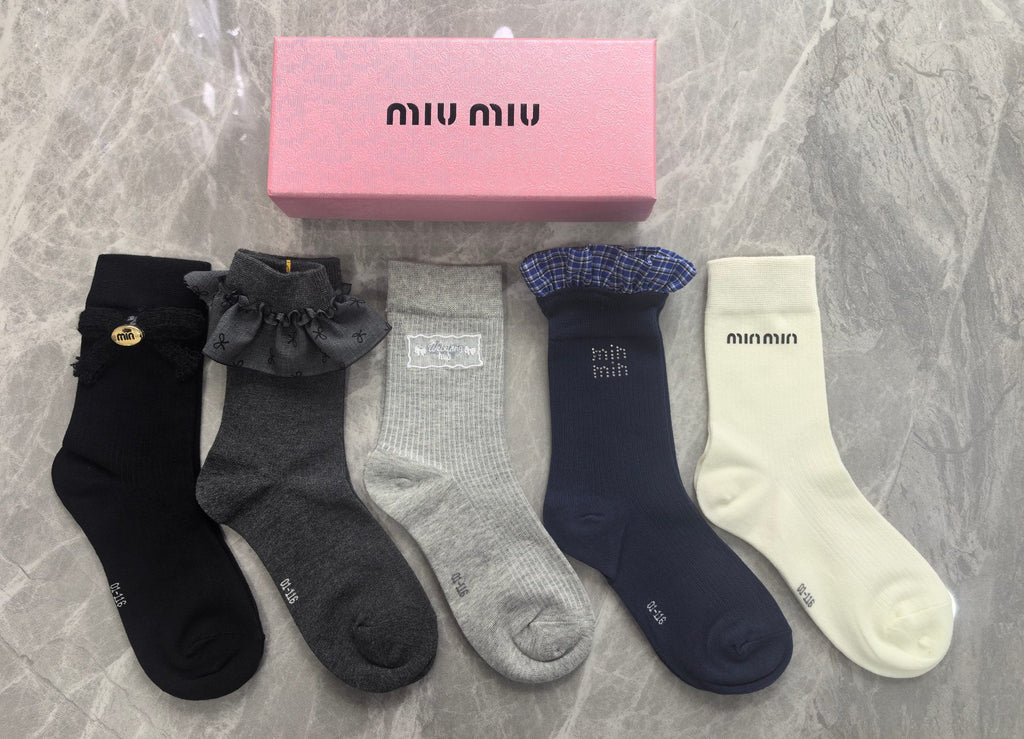 Cotton Crew Socks - 5-Pair Pack